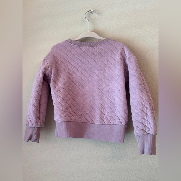 Carter's Light Purple Quilted Girls Sweater - Picture 6 of 6